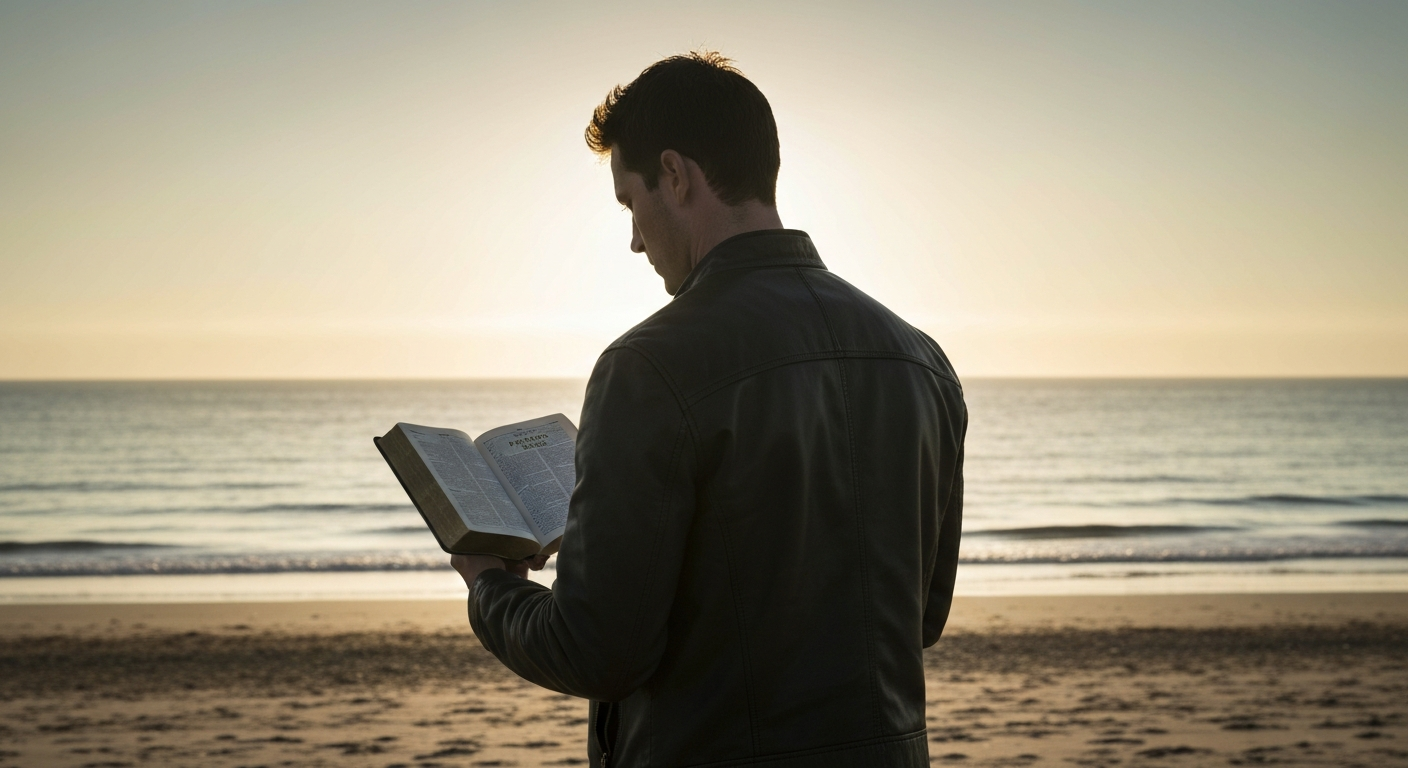 Musician Eddie Brett, modern Gen Z faith story from Britain's Got Talent, smiles in Brighton. UK musician Christian shares addiction recovery ...