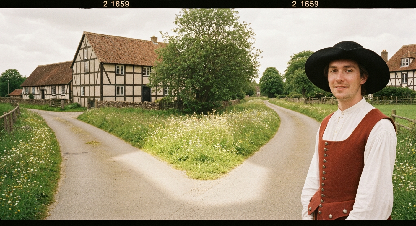 George Fox in Drayton — a man in spiritual crisis who heard Christ's voice directly and discovered the Inner Light that birthed Quakerism