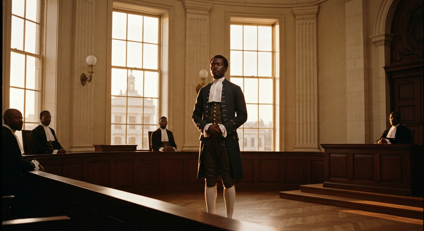 Olaudah Equiano — baptised in 1759 Westminster, freed in 1766, wielding his pen against the slave trade as London's boldest abolitionist voice